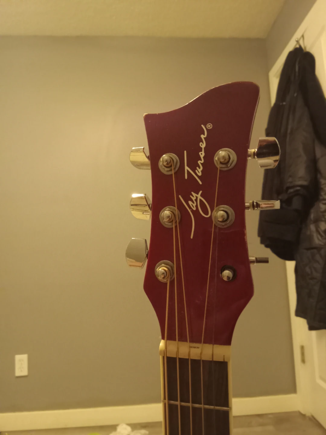 Jay Turser Acoustic Guitar - Red & Black - photo 4