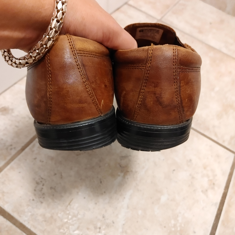 Waterproof Brown Leather Shoes  - Men's size 9 - photo 5