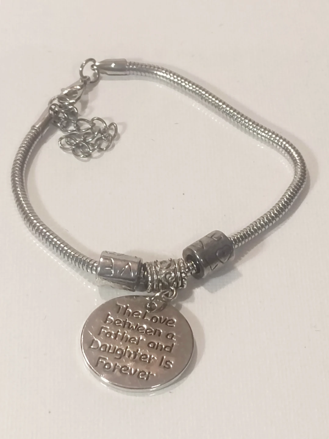 Father & Daughter Forever Charm Bracelet