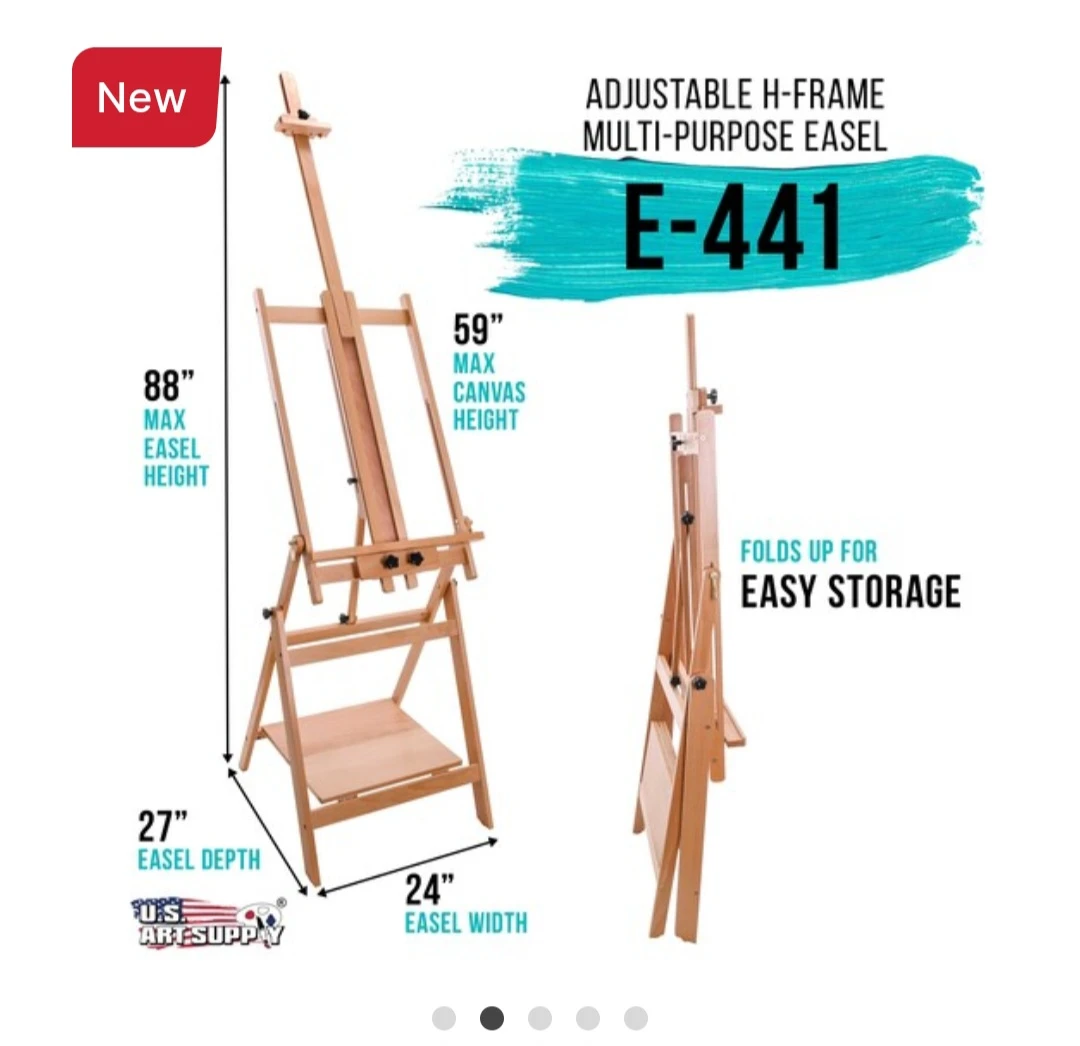 Adjustable  Wooden Floor Easel - photo 4