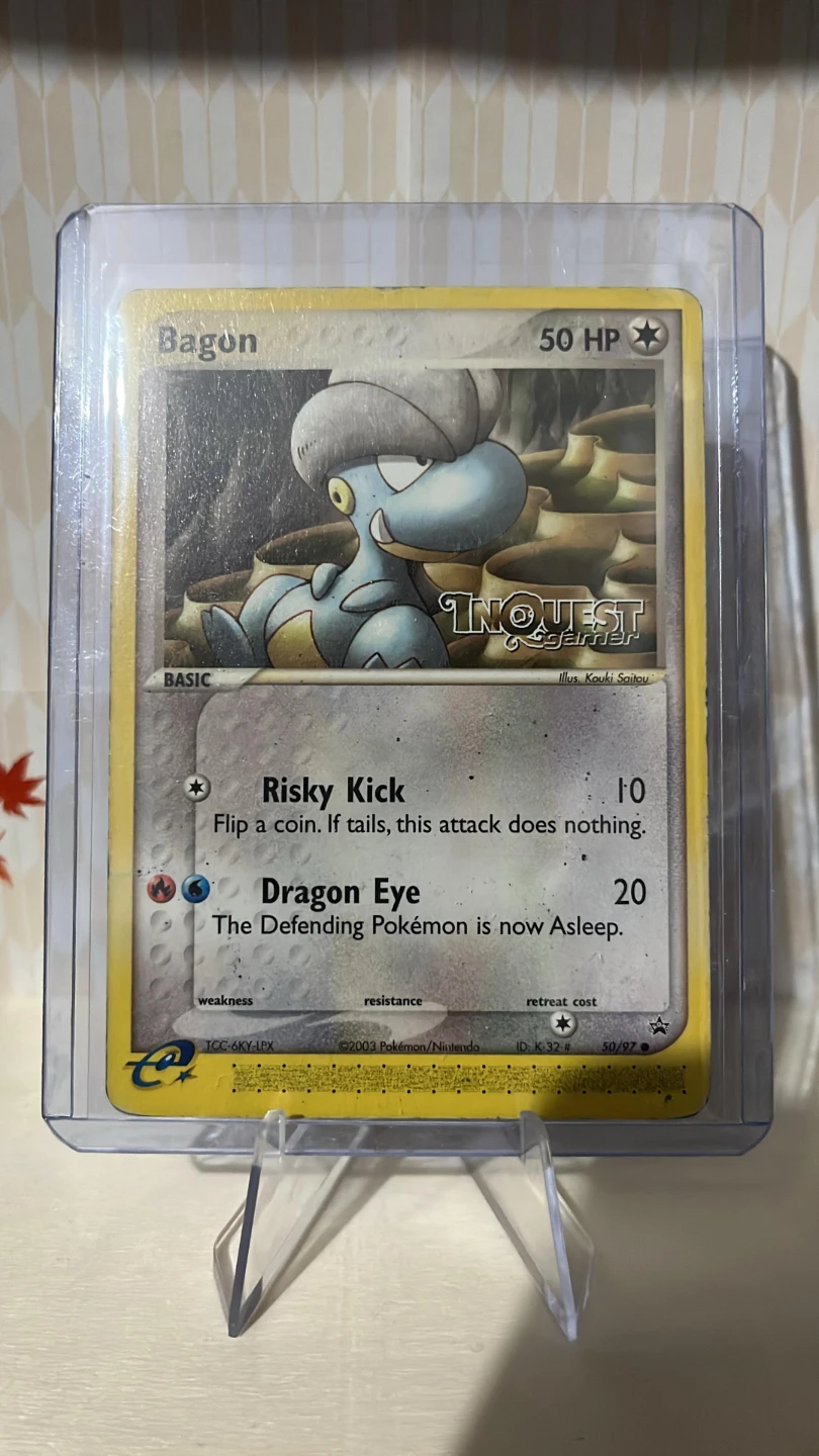 Bagon Pokémon Card