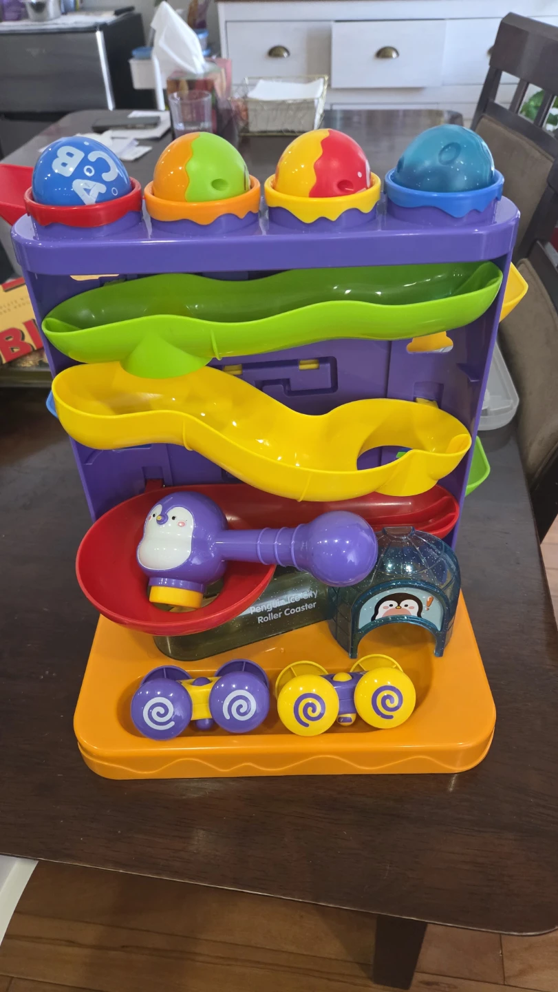 Hahaland 2-in-1 Baby Toy - Pounding & Racing