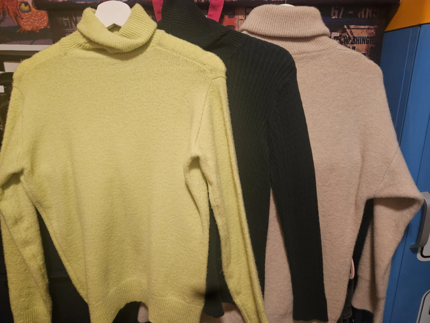 Turtleneck Sweaters - Yellow, Black, Beige - photo 2