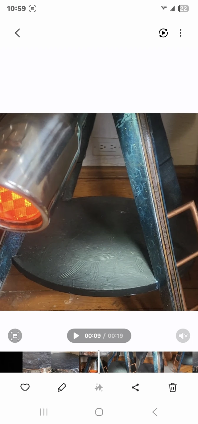 Artist reimagining of 60s MCM Sputnik Table. - photo 3