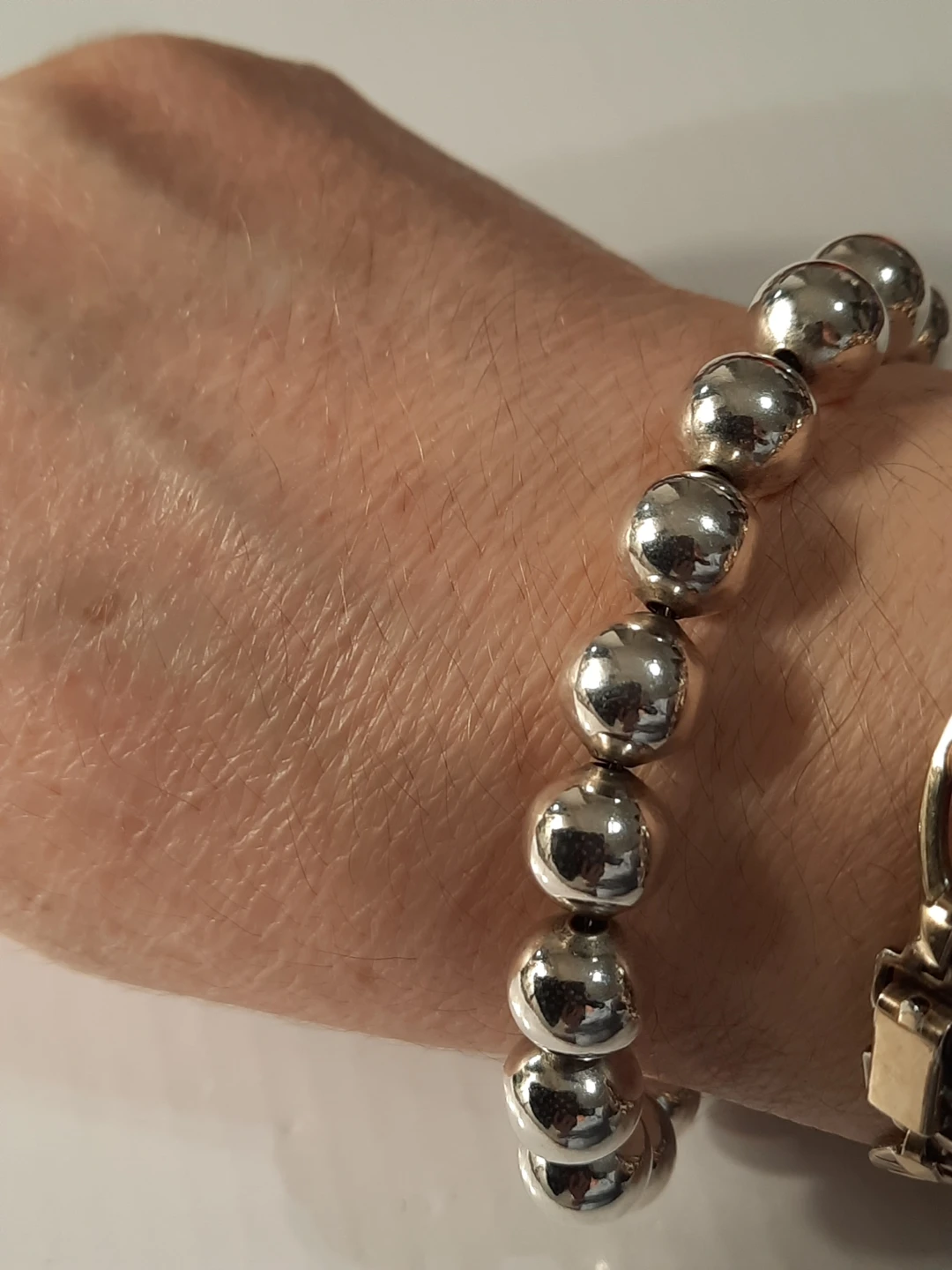 Silver Bead Bracelet - photo 5