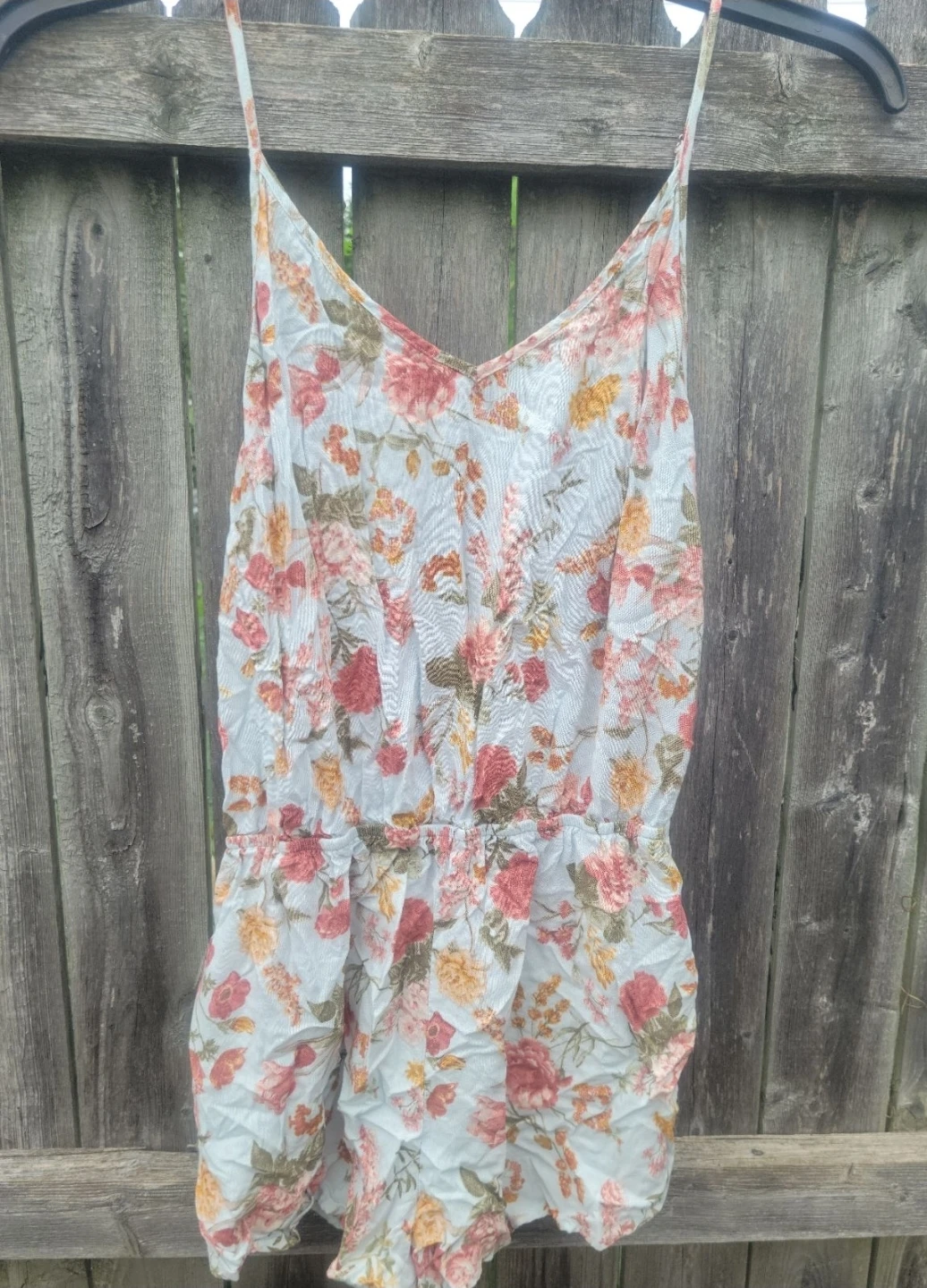 Floral Print Romper