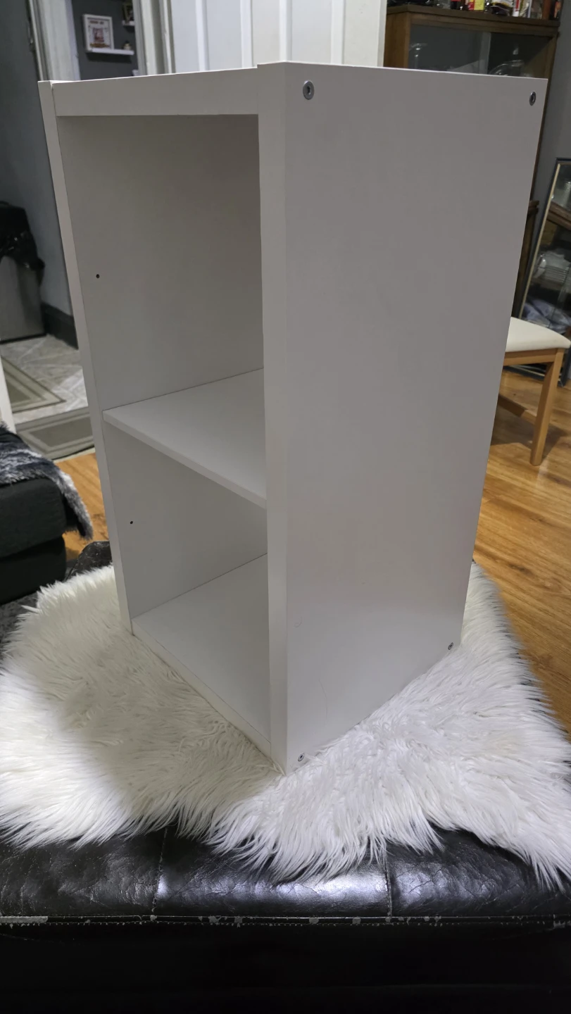 White Cube Storage Shelf Unit - photo 2