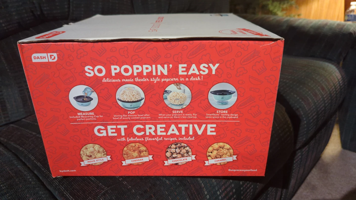 DASH SmartStore Stirring Popcorn Maker - New! - photo 2