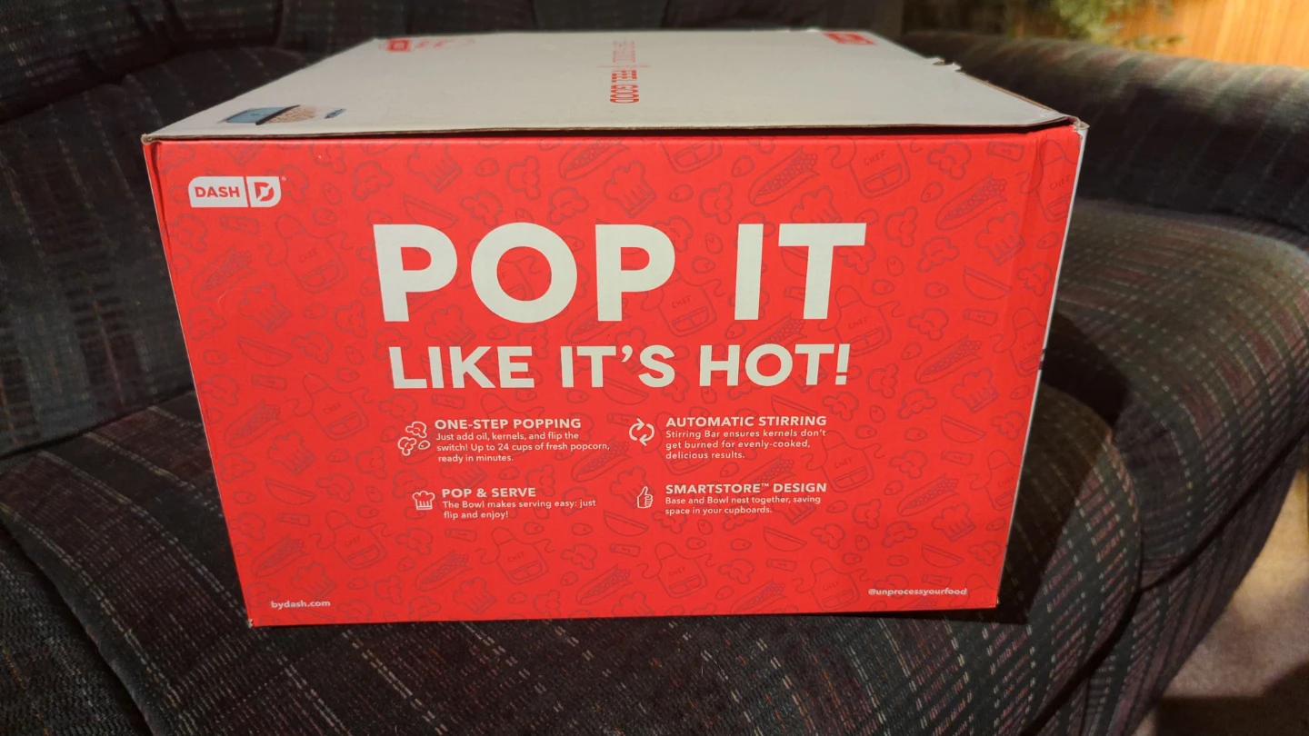 DASH SmartStore Stirring Popcorn Maker - New! - photo 3