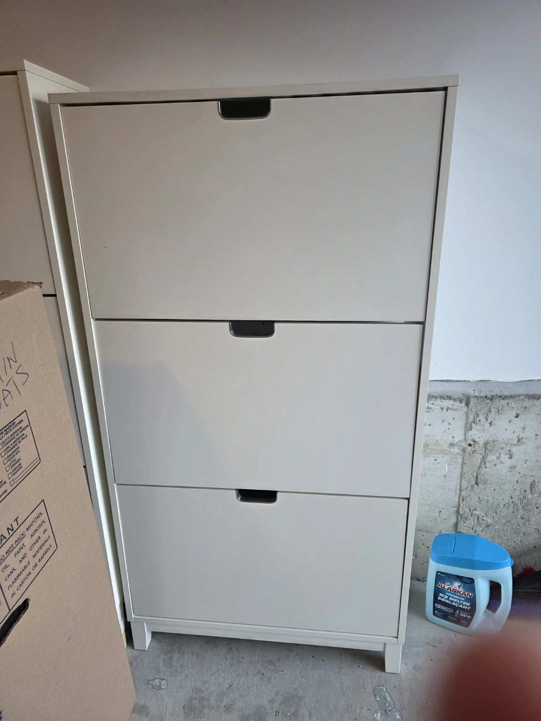 1  IKEA Hemnes Shoe Cabinet - 3 Drawers ( one cabinet)