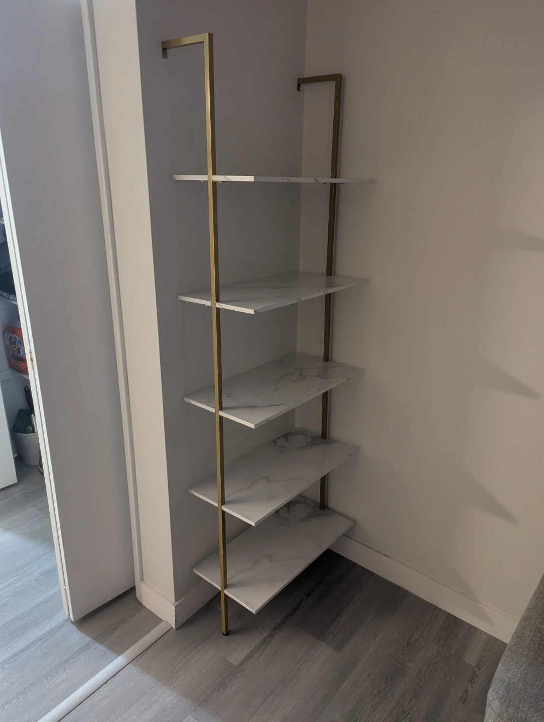 Marble & Gold Shelf