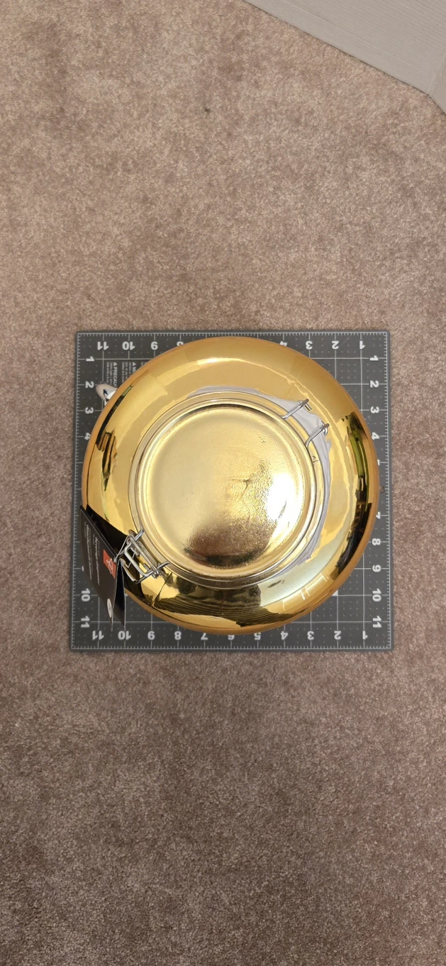Brand new glass beverage dispenser in gold (7L) - photo 3
