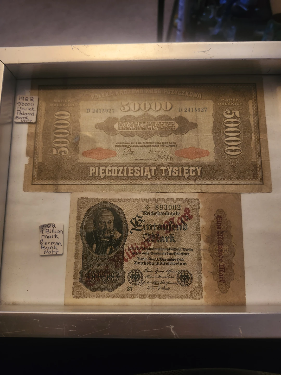 1922 Poland 50000 Marek Bank Note