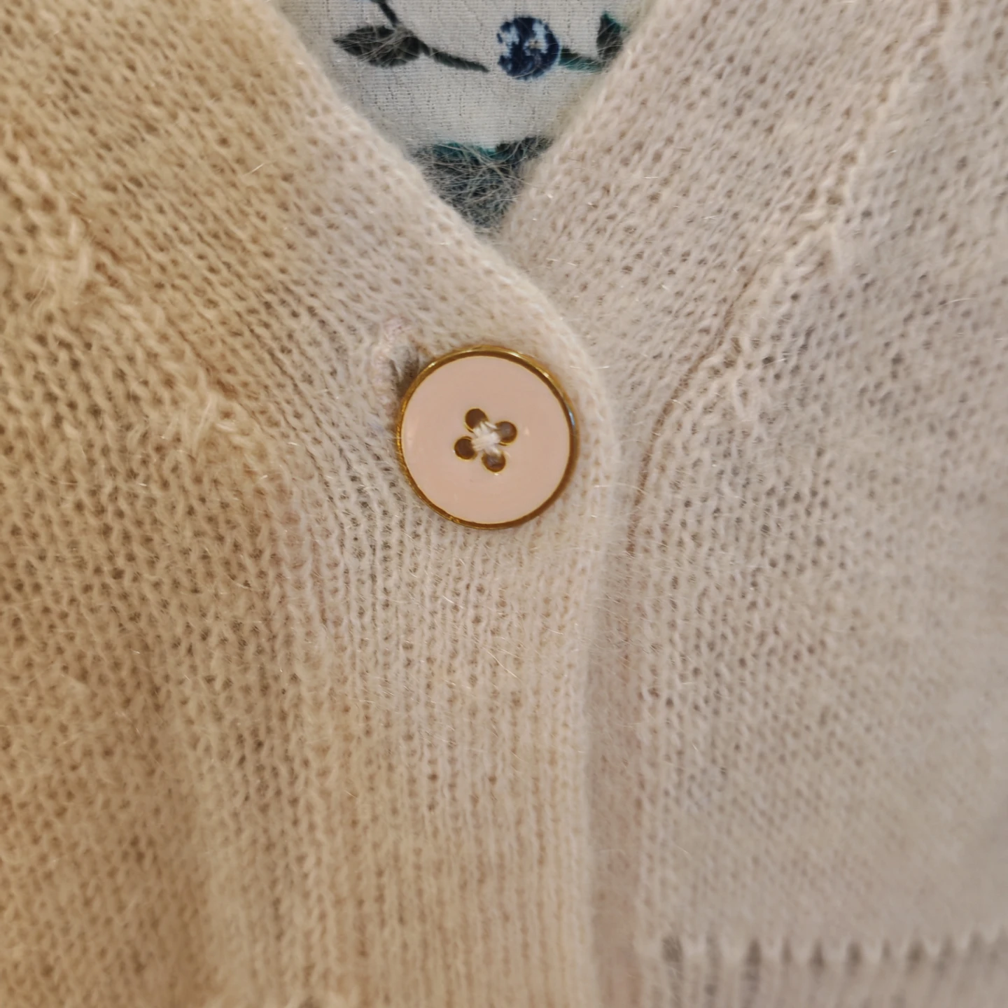 Sézane Pink Mohair Cardigan - photo 5