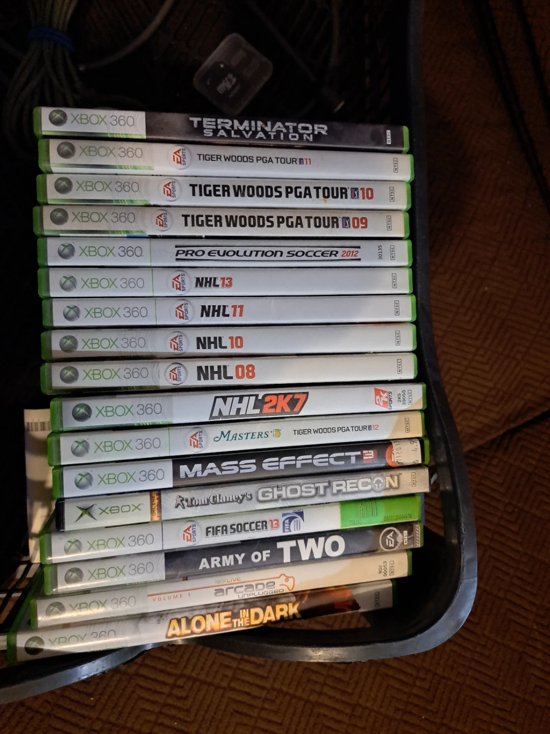 Xbox 360 Games Collection + Kinect sensor