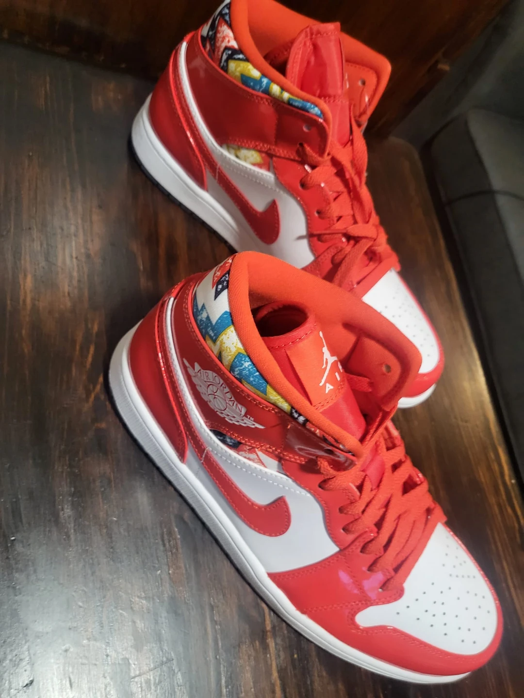 Nike Air Jordan 1 Mid SE TD Red Size 10