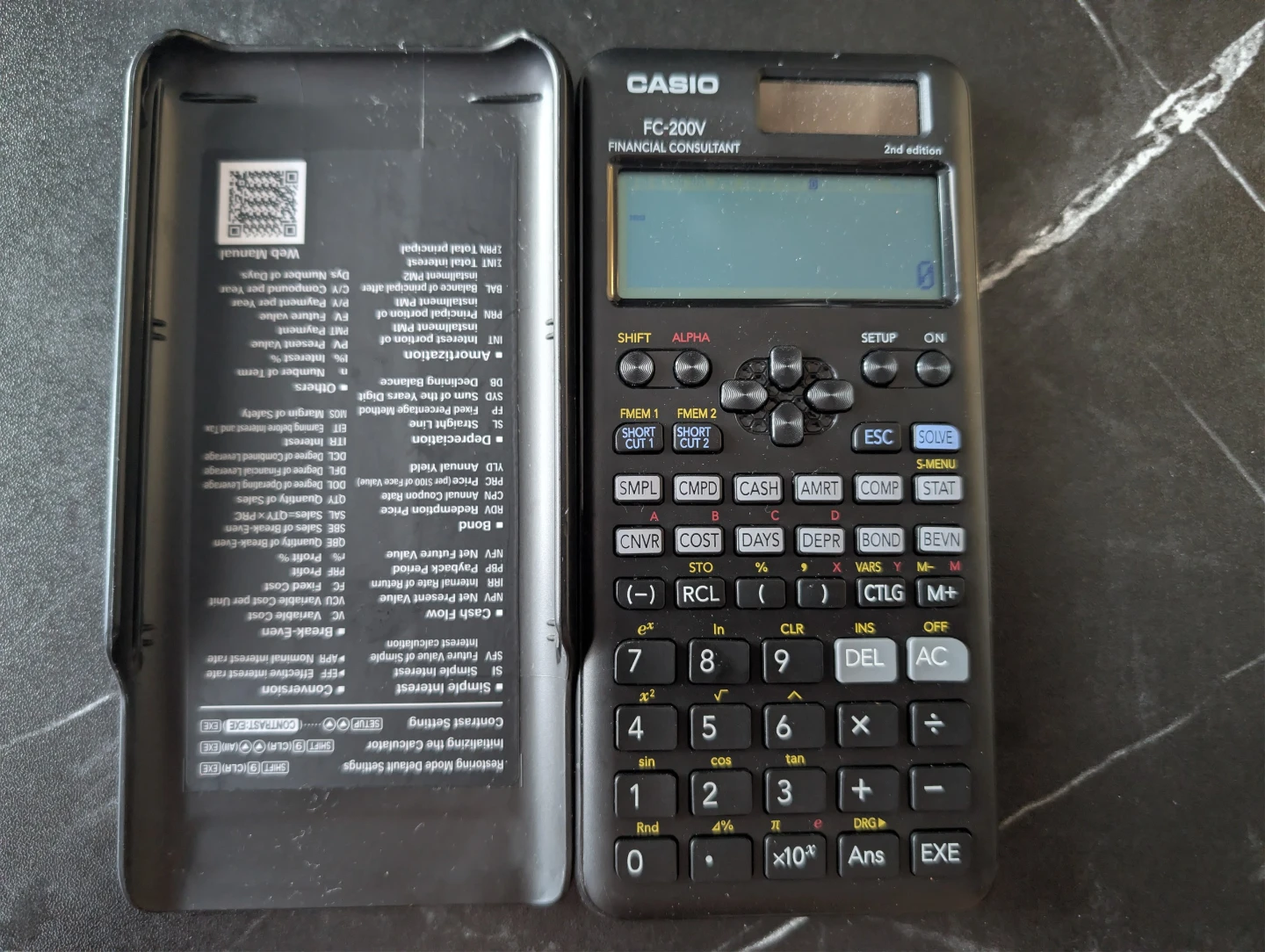 Casio FC-200V Financial Consultant Calculator
