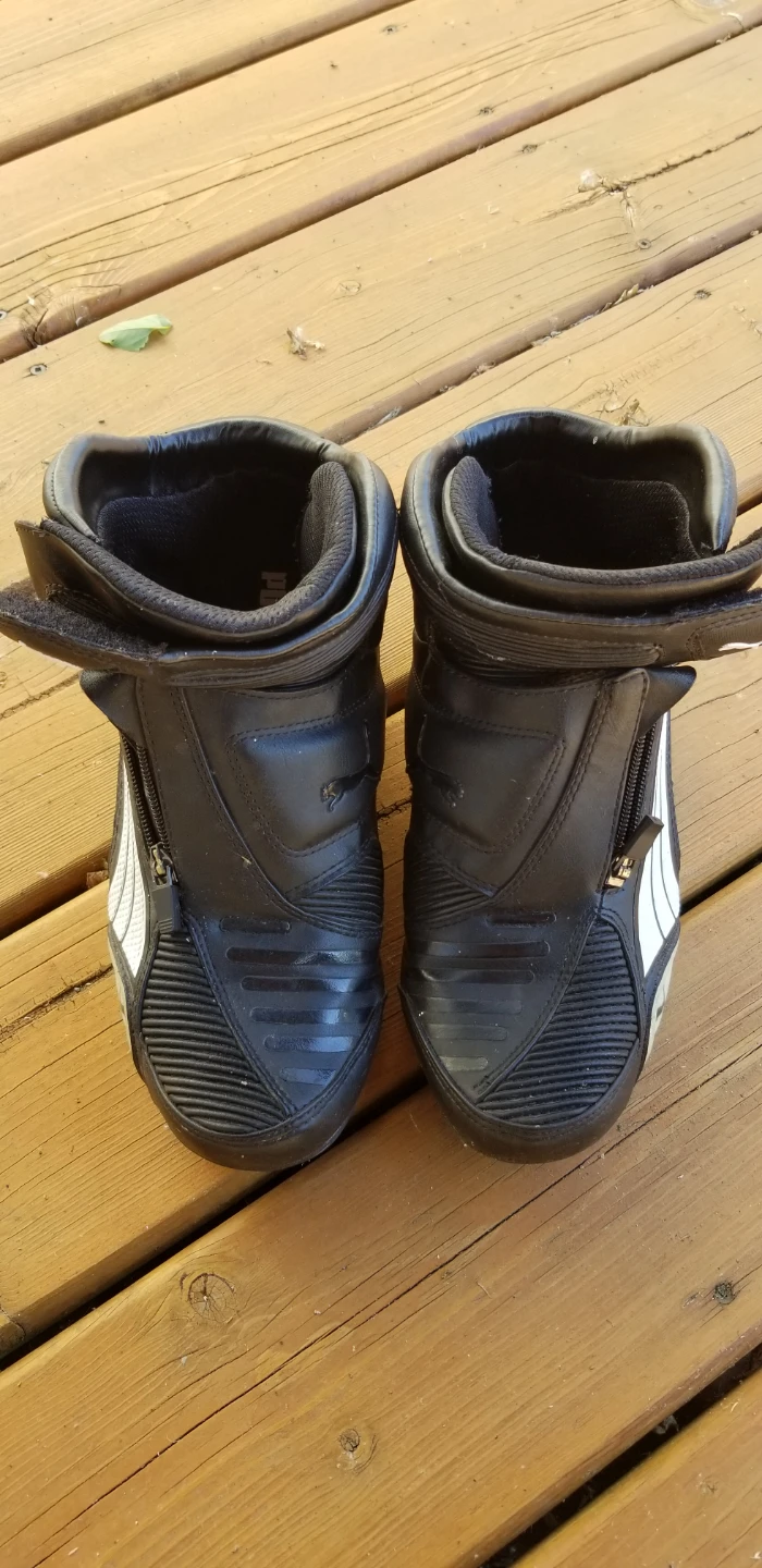 Puma Black Leather Motorcycle Boots - photo 5