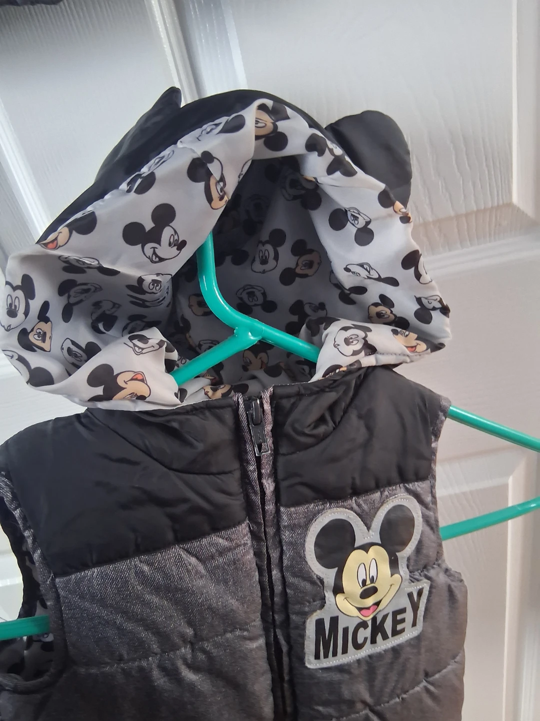 Disney Mickey Mouse Puffer Vest with Hood - photo 3