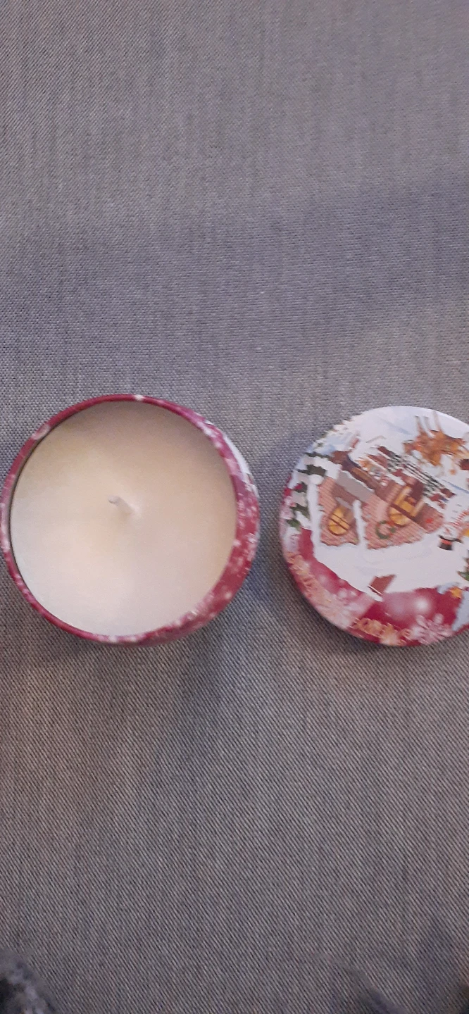 Scented Candle in Decorative Tin - photo 2