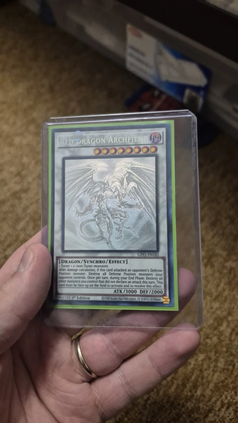 Red Dragon Archfiend ghost rare