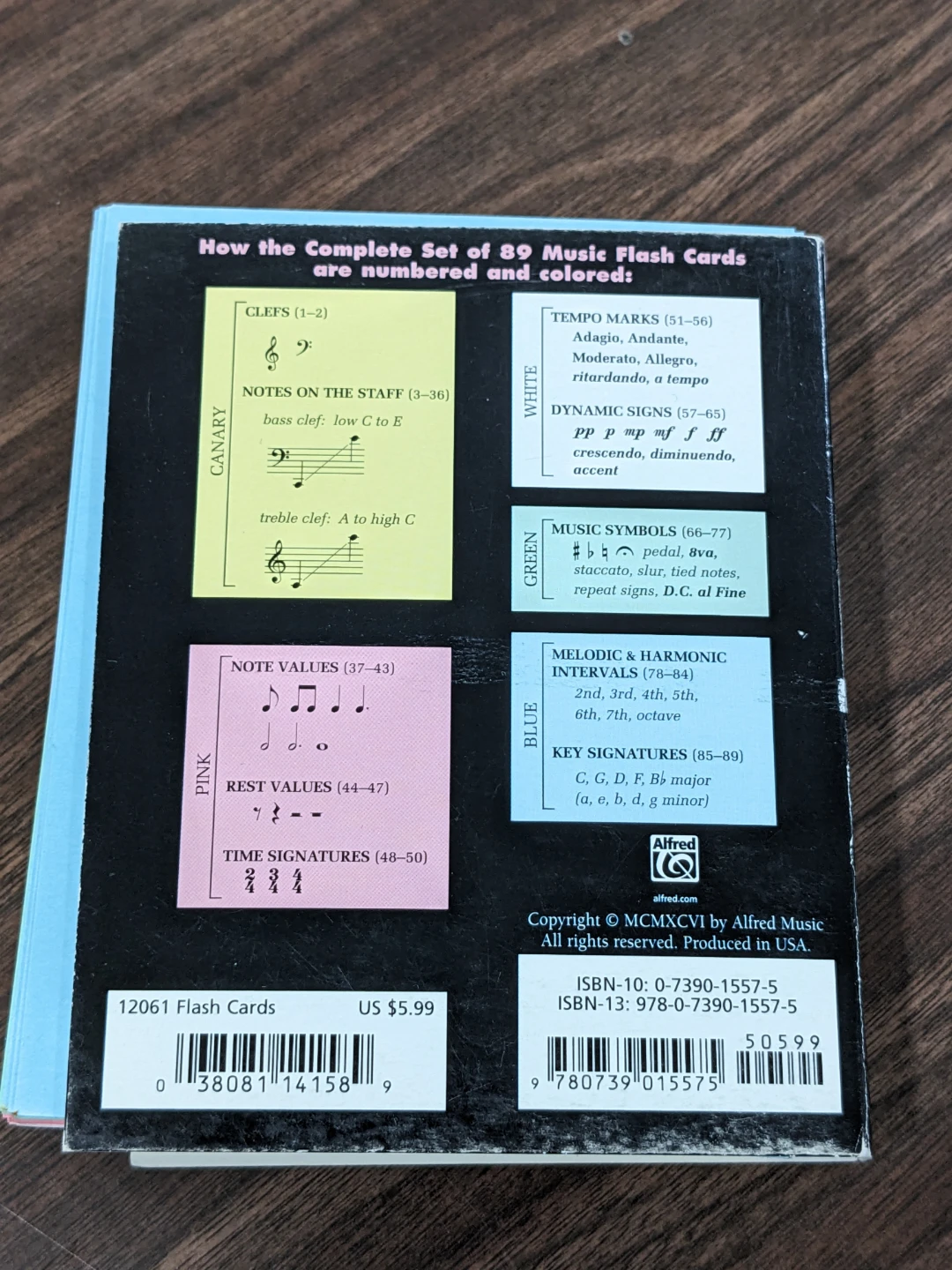 Complete Color-Coded Flash Cards for Music Students - photo 2