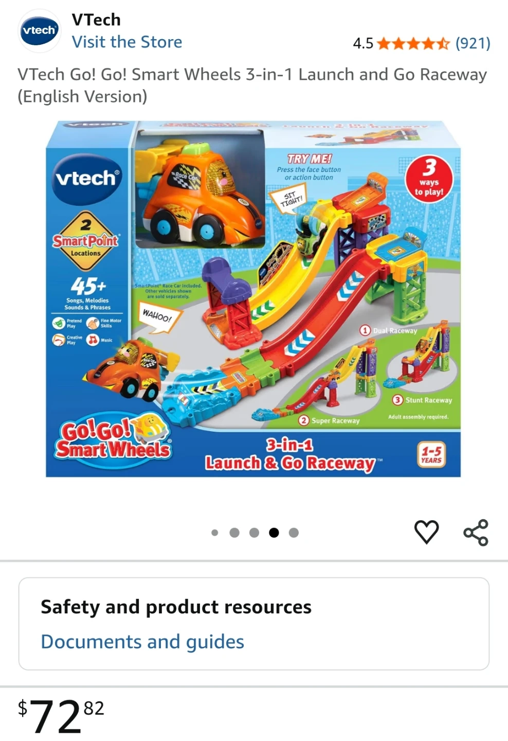 VTech Go! Go! Smart Wheels Race Car Track - photo 3