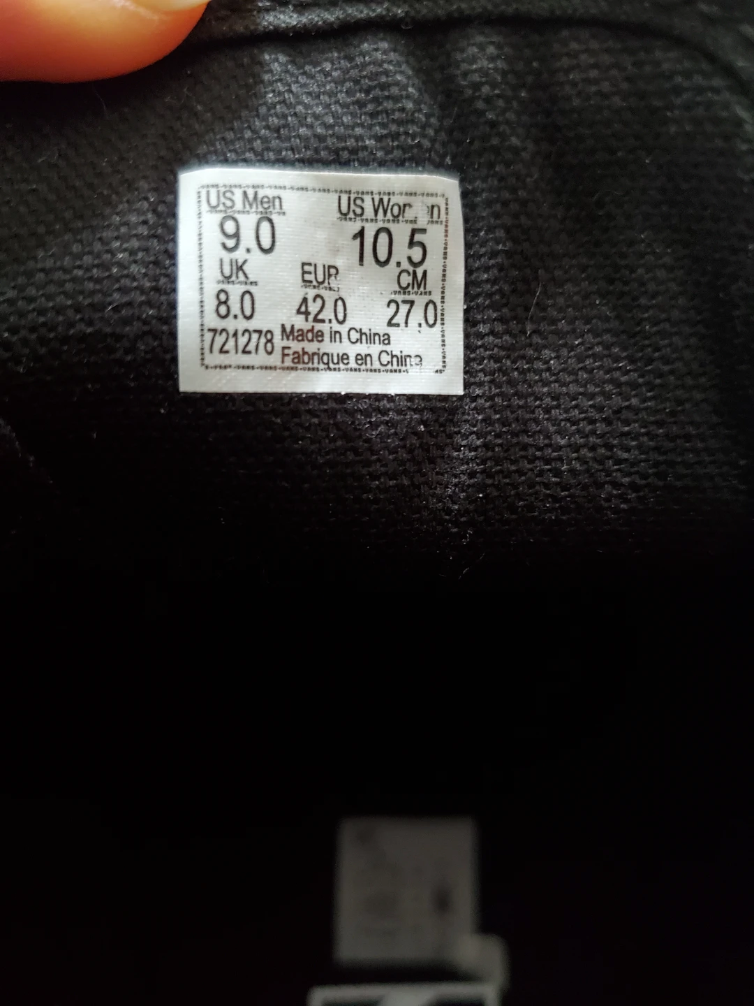 Vans Old Skool Leather Black, Men's US 9 - photo 3