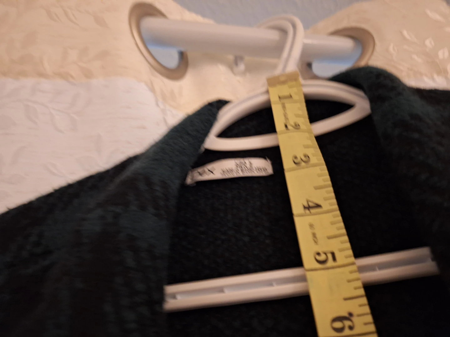 Green Plaid Knit Blazer - Size S - photo 3