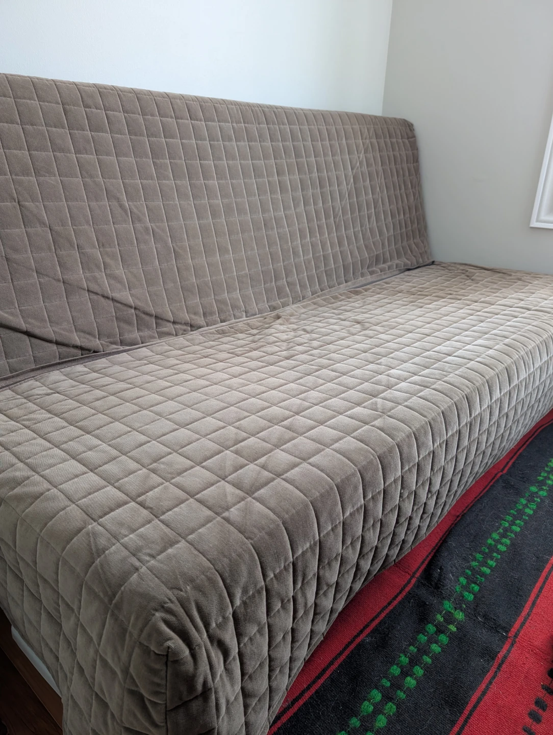 Brown Futon Sofa Bed - photo 2
