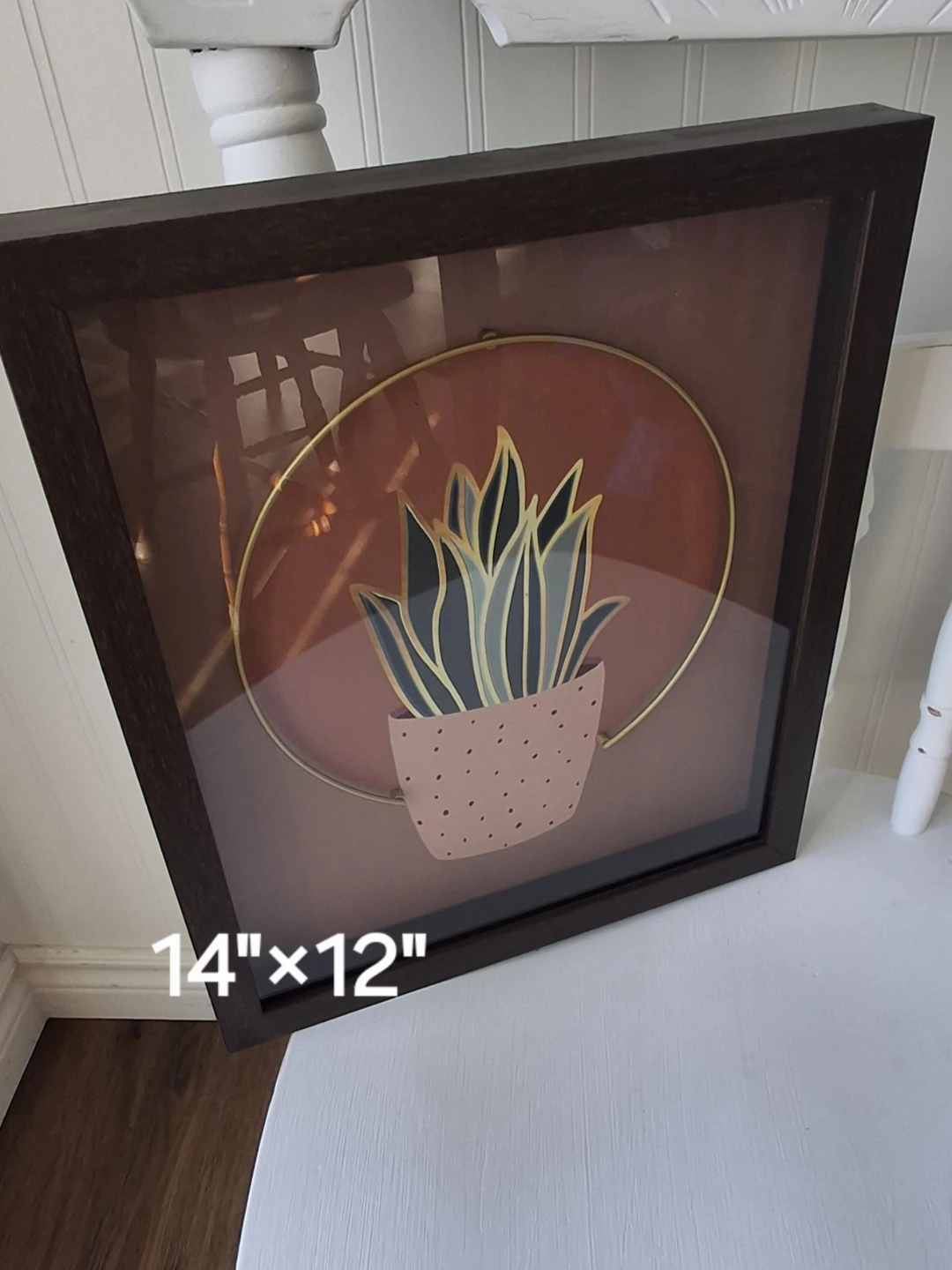 Framed Plant Wall Art 14"x12" - photo 2