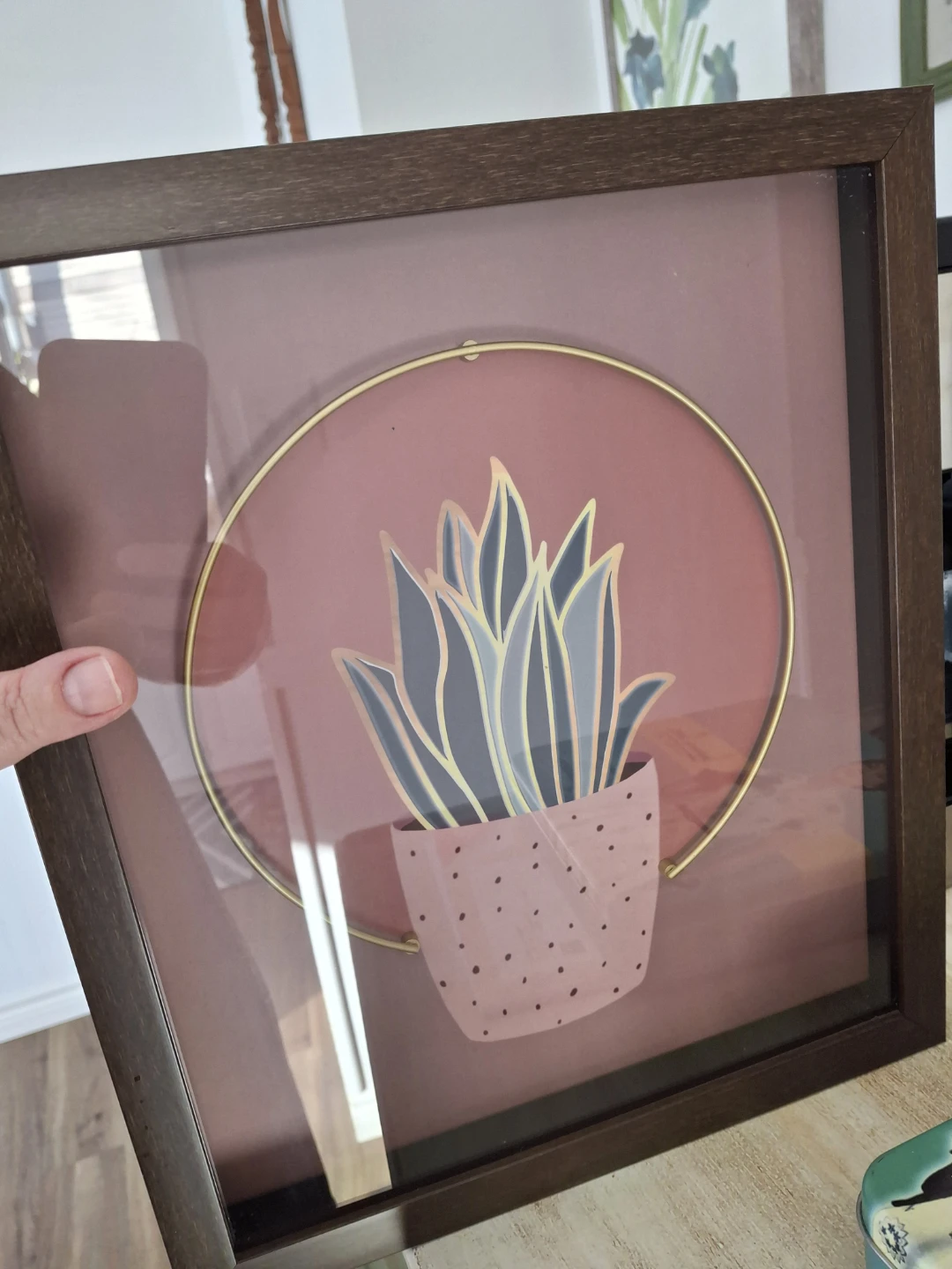 Framed Plant Wall Art 14"x12" - photo 4