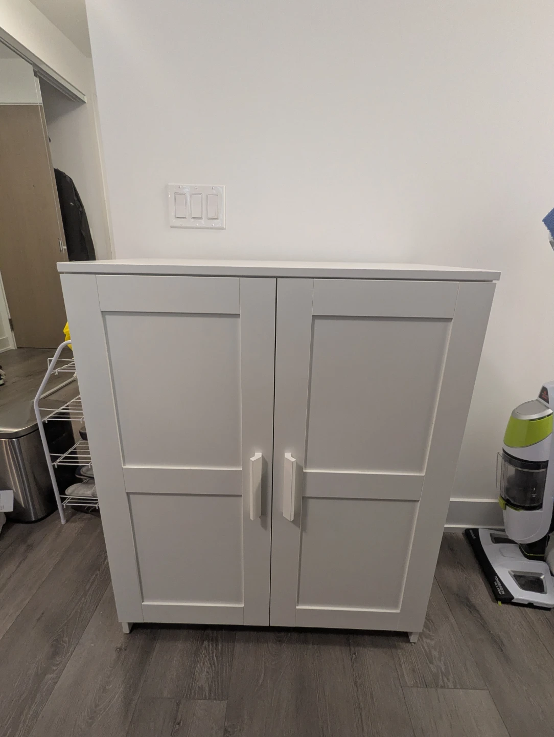 IKEA Brimnes 3 Shelf White Cabinet