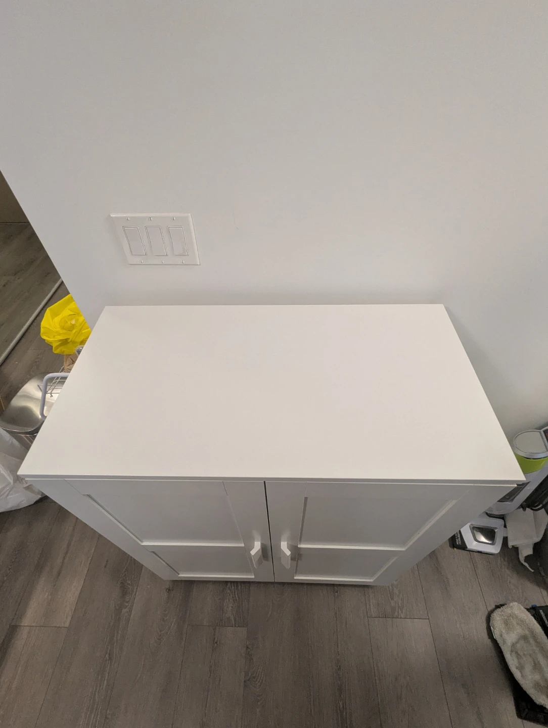 IKEA Brimnes 3 Shelf White Cabinet - photo 2