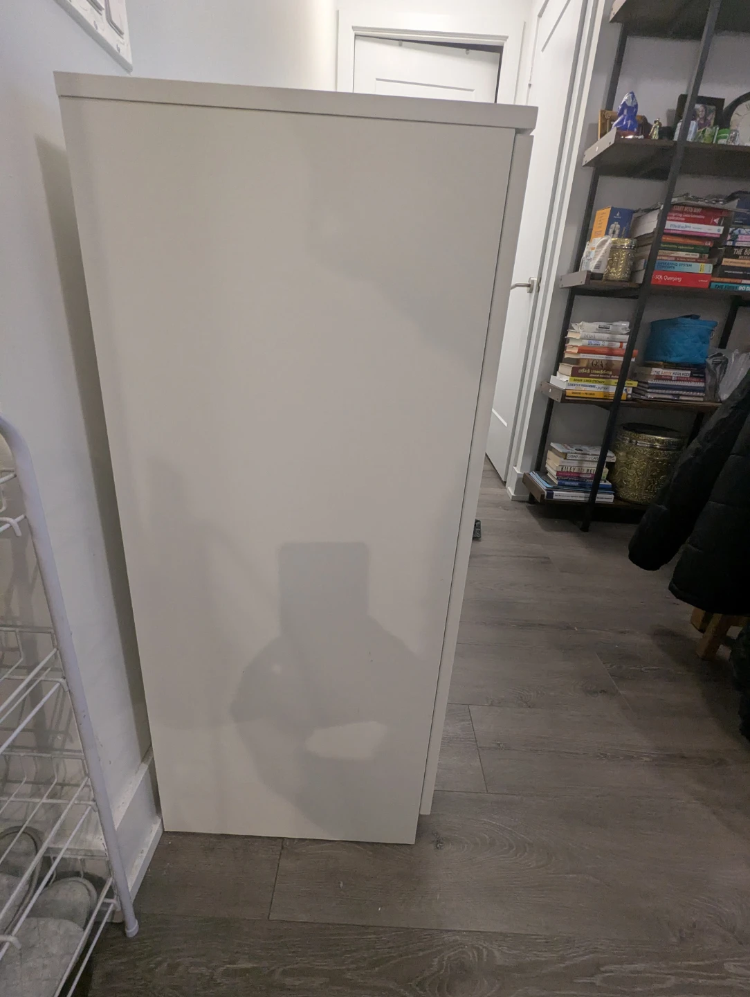 IKEA Brimnes 3 Shelf White Cabinet - photo 3