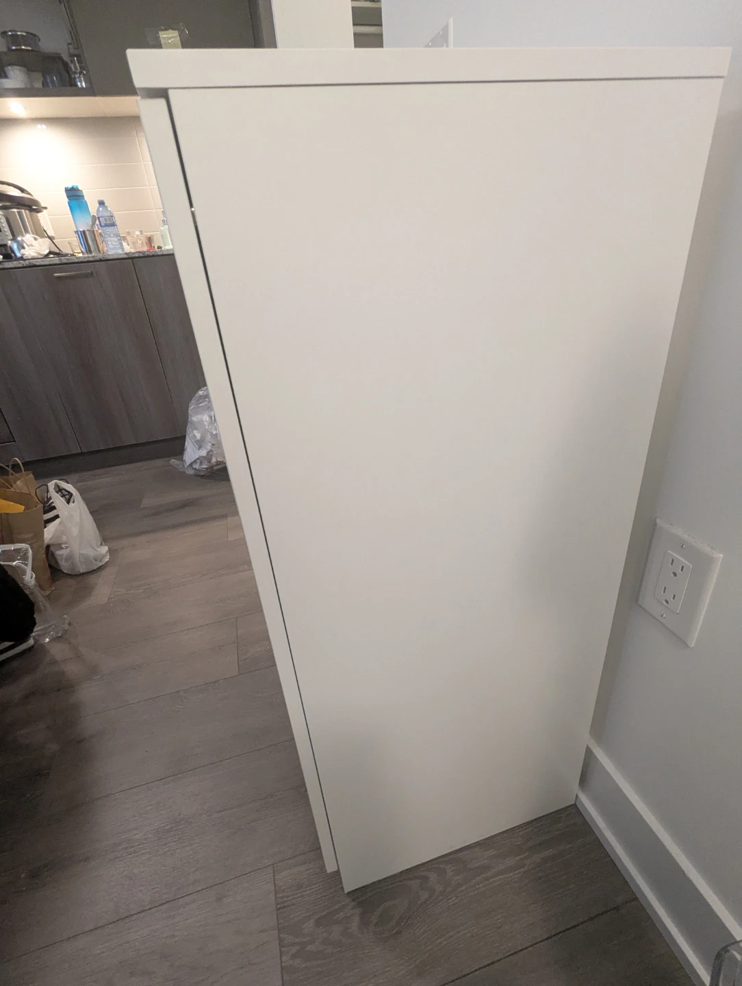 IKEA Brimnes 3 Shelf White Cabinet - photo 4