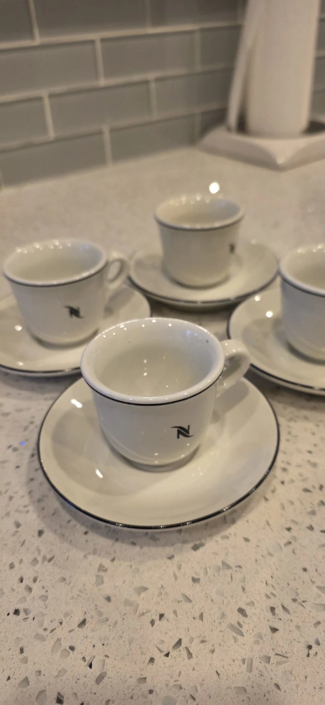 Nespresso Espresso Cups & Saucers Set - photo 3