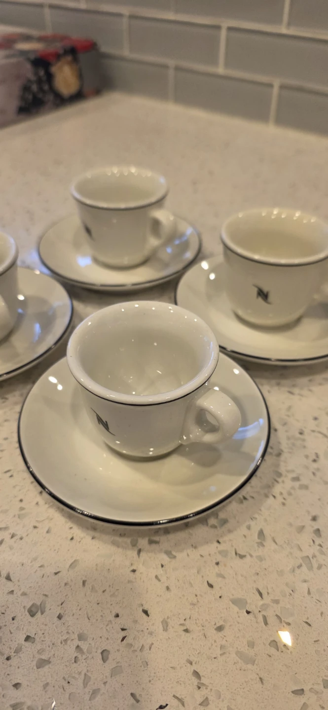 Nespresso Espresso Cups & Saucers Set - photo 4