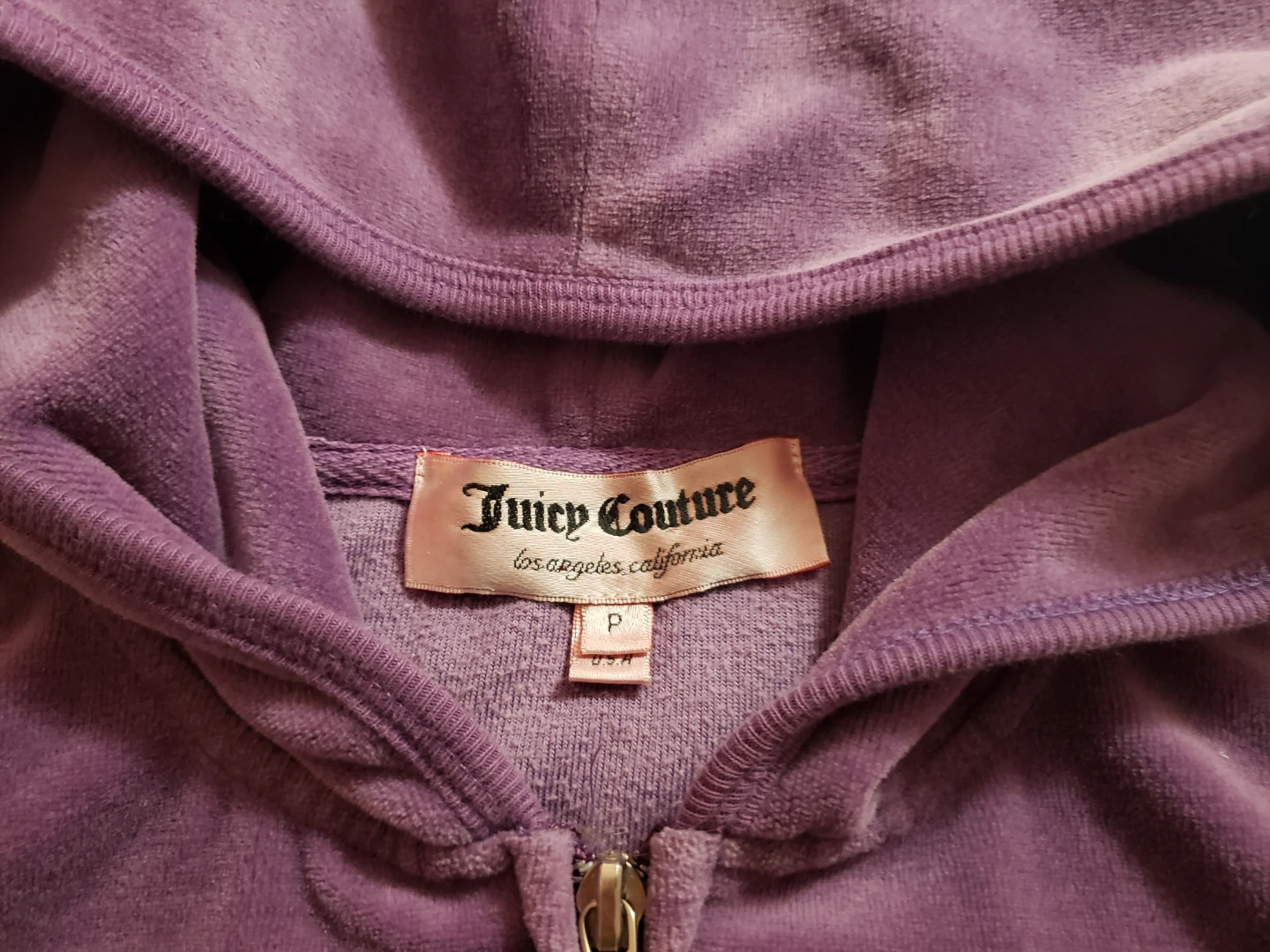 Juicy Couture Purple Velour Hoodie - photo 3