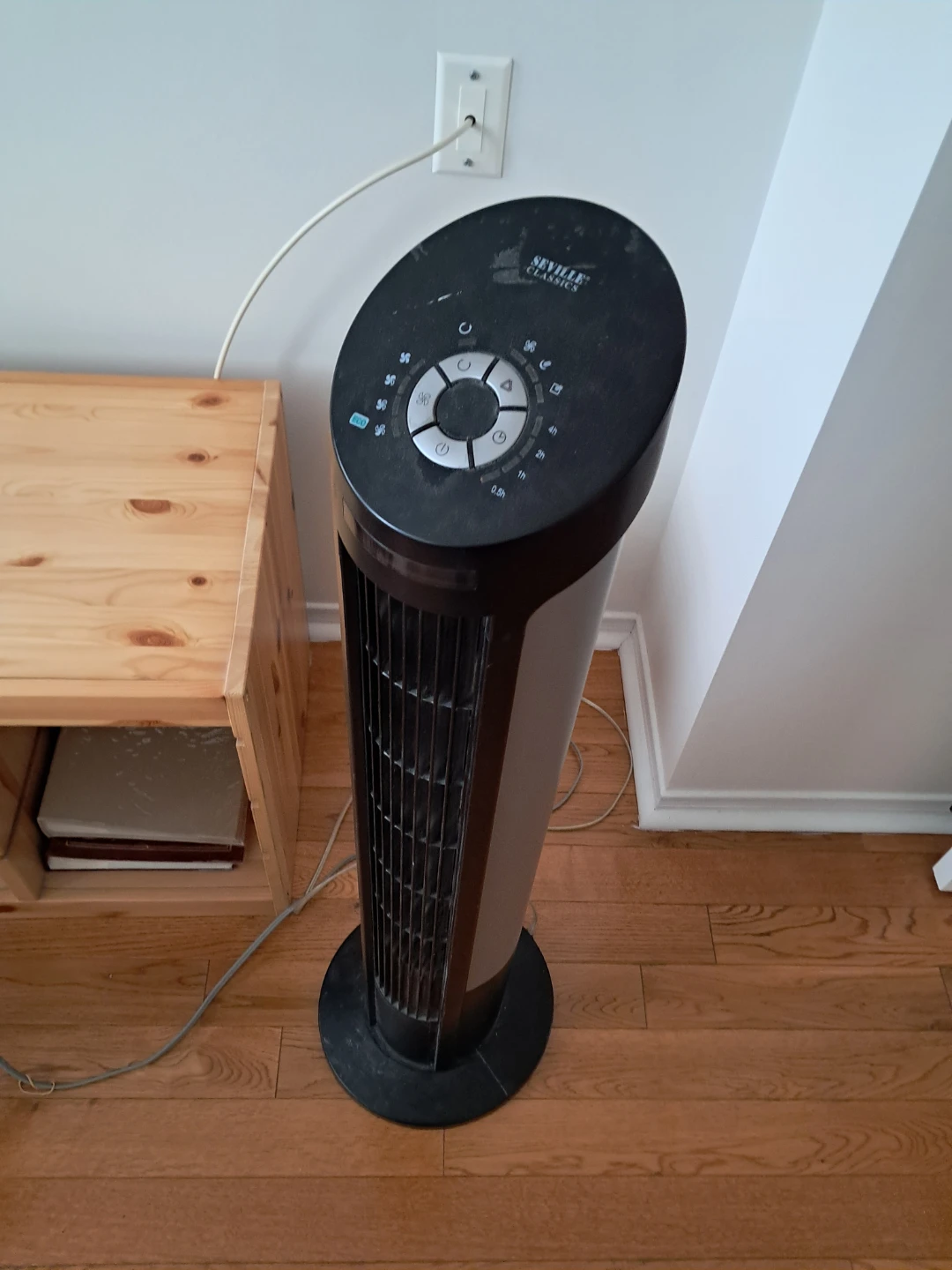 Seville Classics Tower Fan - Black - photo 3
