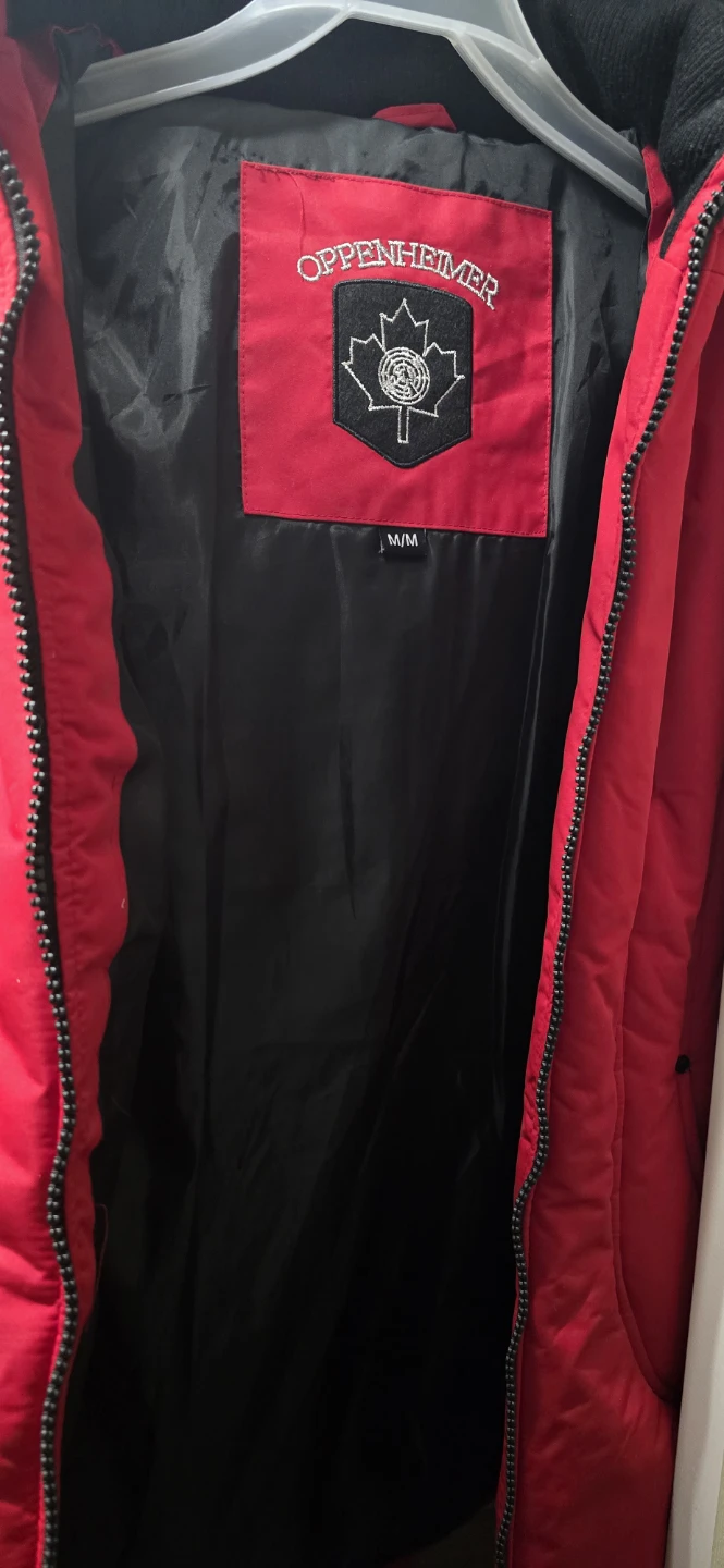 Oppenheimer Red Winter Jacket - Size M/M - photo 2