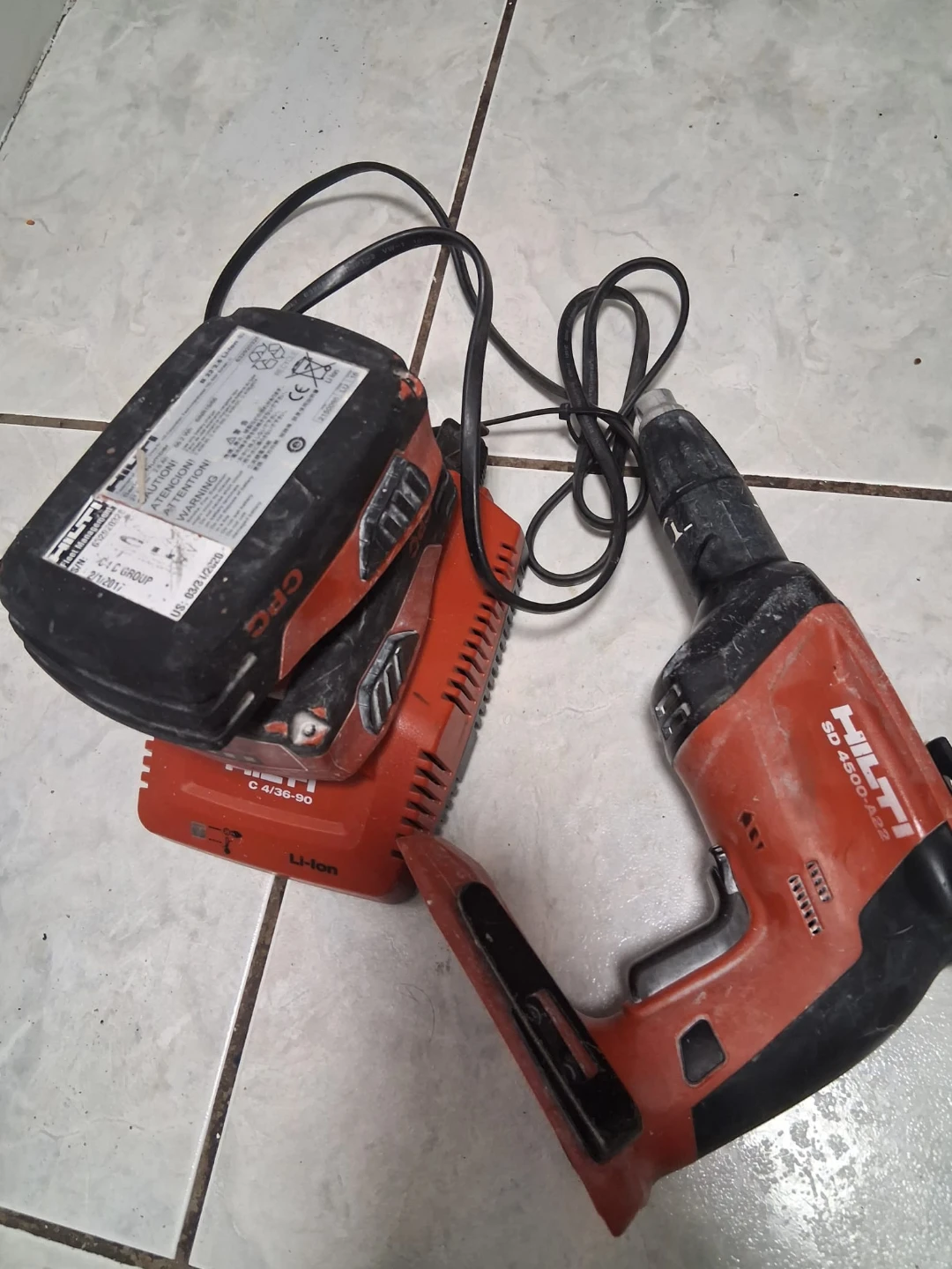 Hilti SD 4500-A22 Cordless Screwdriver