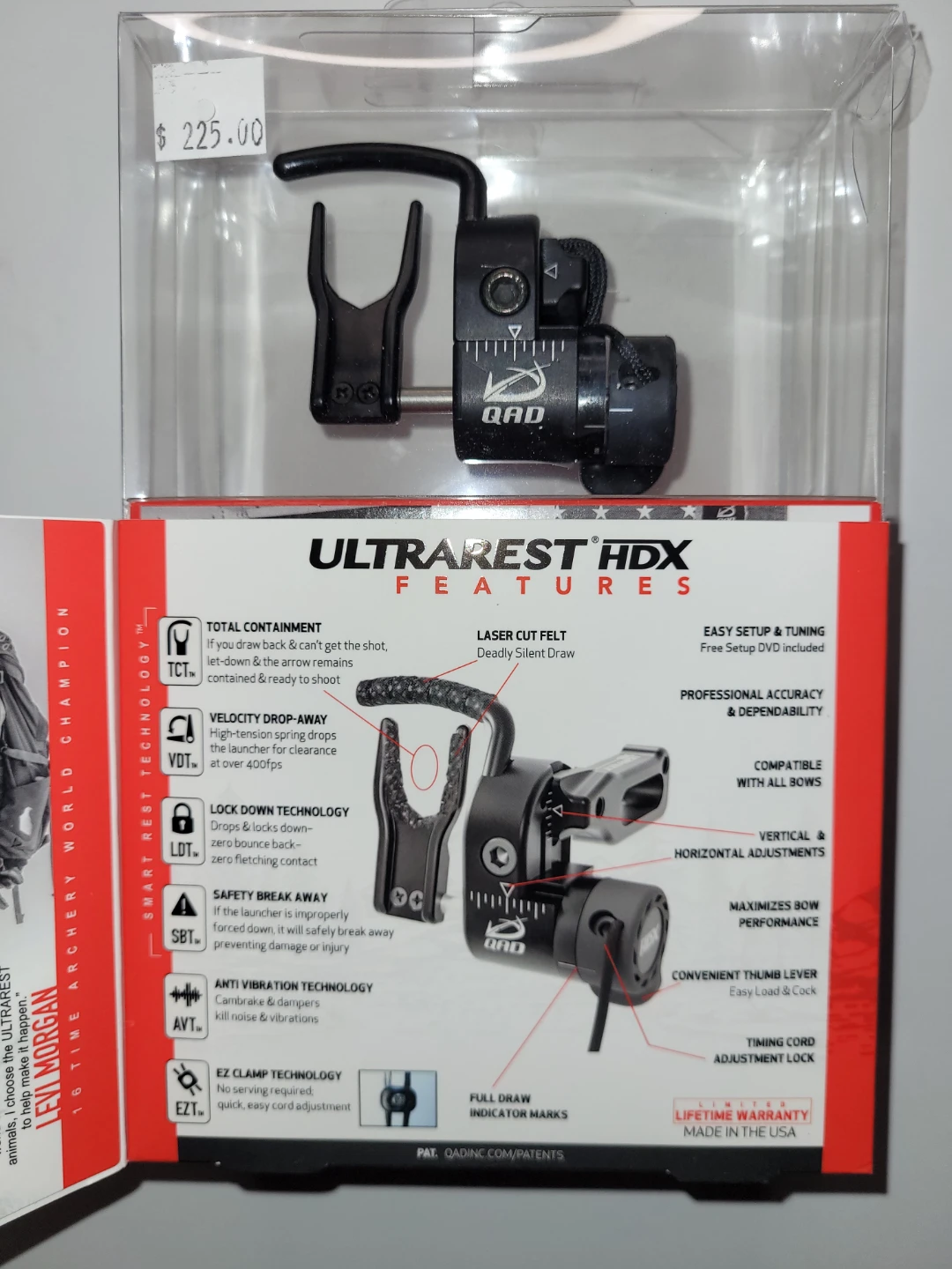 QAD Ultrarest HDX Arrow Rest - Archery Right Hand - photo 2