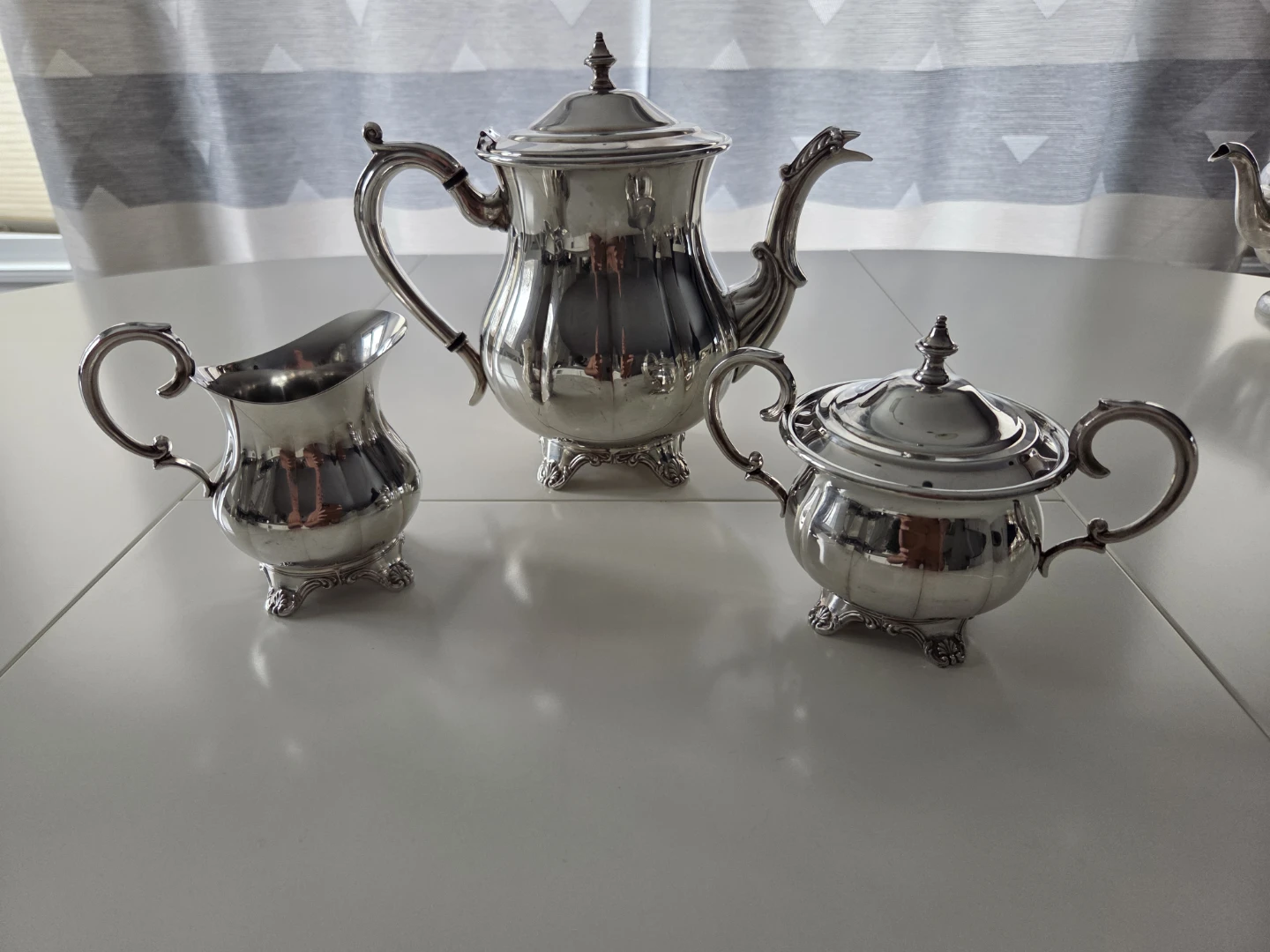 Vintage silver-plated coffee service