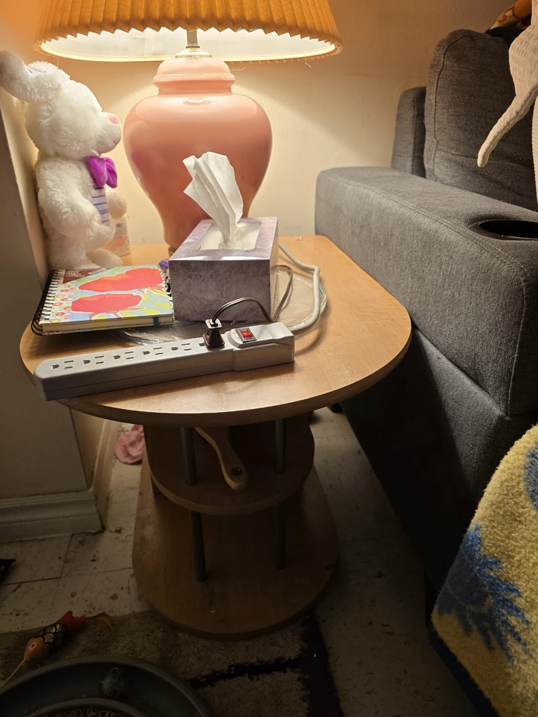 Wooden Coffee Table  and matching end table with Storage - photo 3