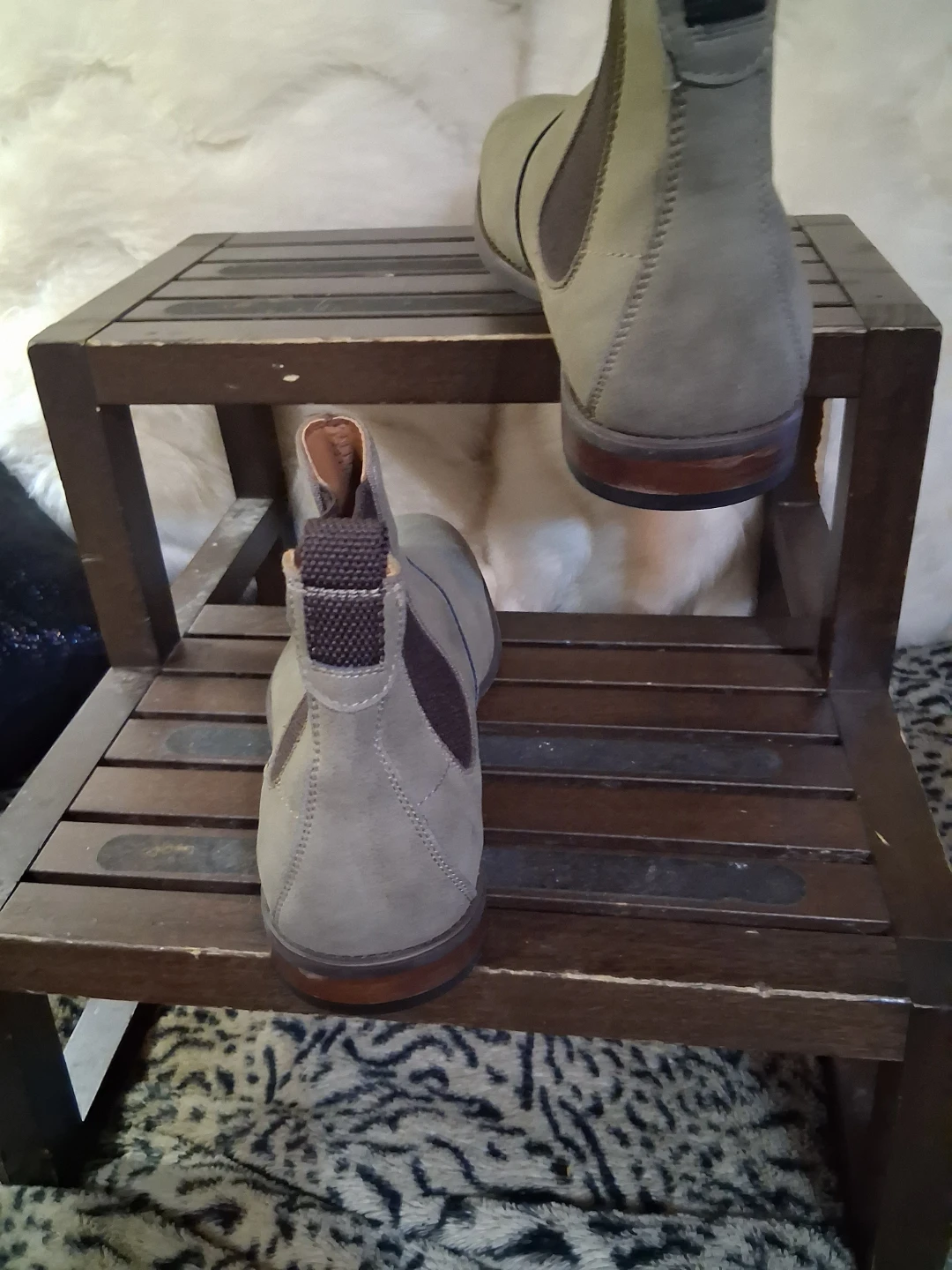 CALL IT SPRING Men's Gray Suede Chelsea Boots - photo 2