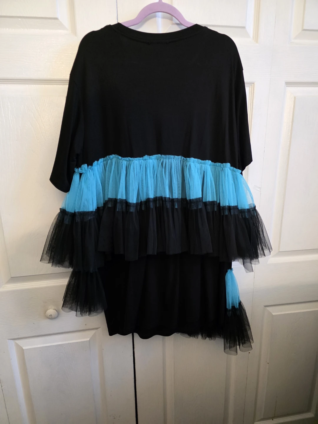 La Ros Black Tulle Ruffle Dress - photo 2