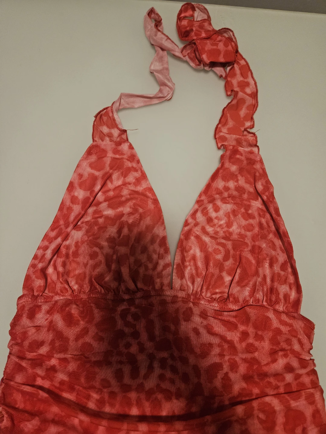 Pink Halter Dress - Size L- brand new- MOVING SALE! - photo 3
