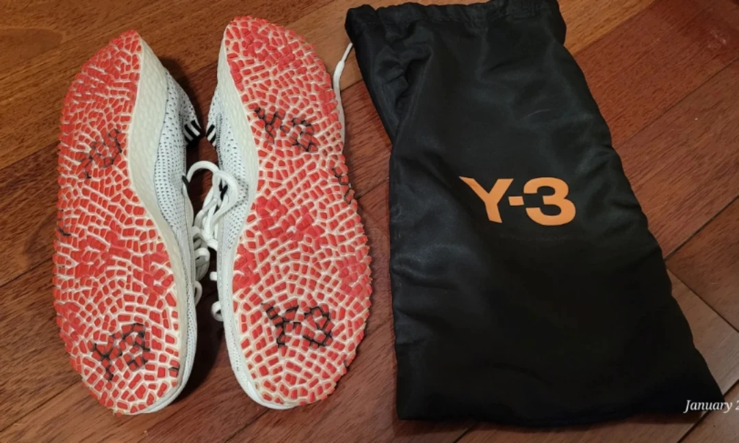 Brand new.Y-3 White Knit Sneakers with Dust Bag - photo 2