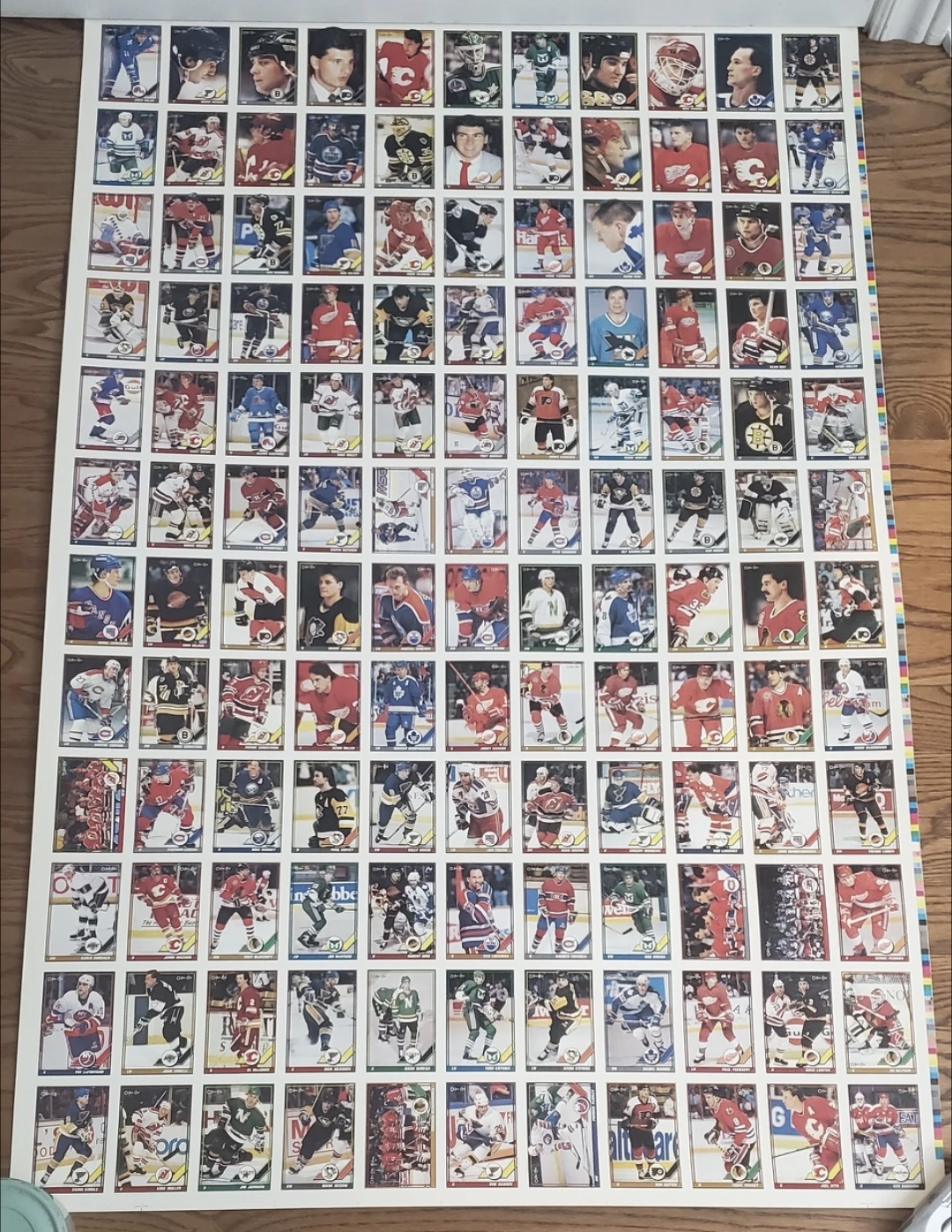 Hockey Card Uncut Sheets